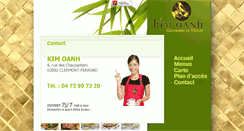 Desktop Screenshot of kim-oanh.com