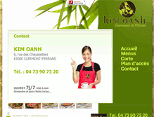 Tablet Screenshot of kim-oanh.com